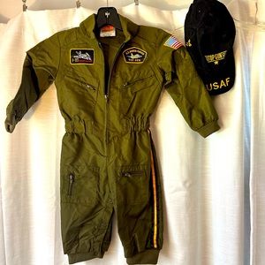 Top Gun Military Pilot Costume 18m
